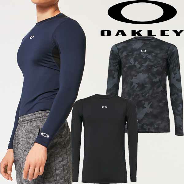 オークリー 秋冬モデル メンズ TECHNICAL BASE LAYER LS CREW クルーネック 長袖インナーシャツ FOA404101OAKLEY