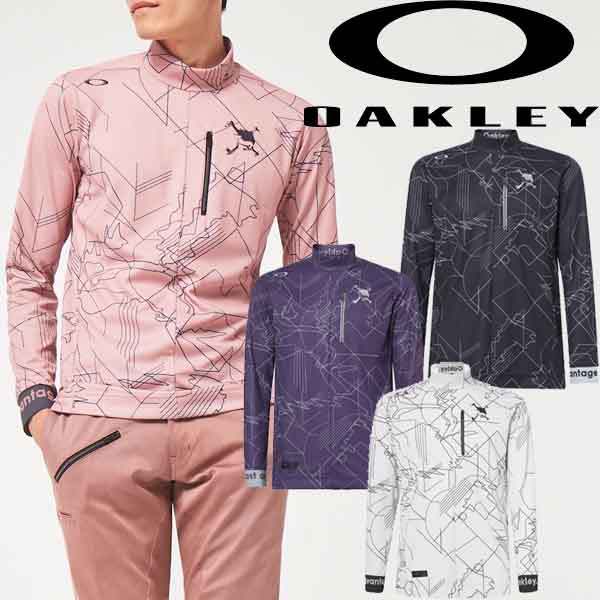 オークリー ポロシャツ メンズ オークリー 秋冬モデル メンズ SKULL VECTOR LS MOCK SHIRT モックネック 長袖シャツ FOA404230【22】OAKLEY