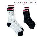 トミーヒルフィガー メンズ ミドルソックス THMB1F3F 【22】TOMMY HILFIGER