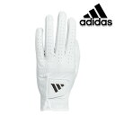 アディダスゴルフ メンズ レザー ゴルフグローブ 左手用 NMH66 adidas golf 左手装着用【23】
