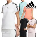 アディダスゴルフ 2023年春夏モデル レディース スリーストライプス 半袖 モックネックシャツ NMJ69 adidas golf 【23】