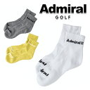 アドミラル ゴルフ 2023年春夏モデル メンズ アンクル丈 ソックス ADMB315F Admiral GOLF【23】