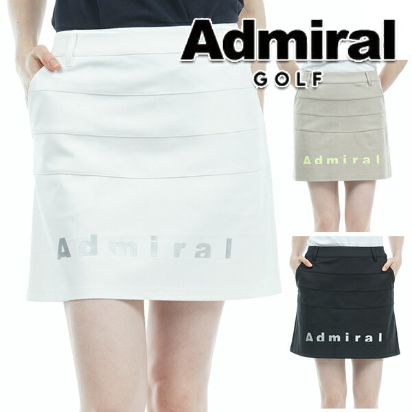 アドミラル ゴルフ 2023年春夏モデル レディース モクロディー ロゴ スカート ADLA343 Admiral GOLF【...