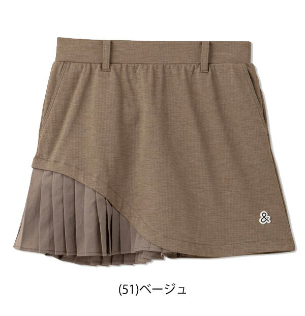 【特価】アンパスィ 春夏モデル and per se レディース ドットエア キュロット スカート AFS4013E5【23】