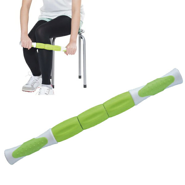 Foam Roller Stick フォームローラースティック BT-1852 大注目の筋膜リリース！「ころころ　スティック」足回りに効果的！軽い力でしっかりと伝わるスティックタイプ こりによる痛みの発生源とも言われる 「筋膜の癒着・硬化」をほぐして改善します。 持ち運びに便利なコンパクトサイズ。 軽い力でも、効果的に力を伝える硬めのローラーを採用。 足周りの筋膜をほぐし、身体のパフォーマンスを取り戻します。 素材 グリップ（PP、ABS、PVC） ローラー（PP） サイズ 直径40mm × H405mm 重さ 200g 価格 1,800円(税抜) 生産国 台湾Foam Roller Stick フォームローラースティック BT-1852 大注目の筋膜リリース！「ころころ　スティック」足回りに効果的！軽い力でしっかりと伝わるスティックタイプ こりによる痛みの発生源とも言われる 「筋膜の癒着・硬化」をほぐして改善します。 持ち運びに便利なコンパクトサイズ。 軽い力でも、効果的に力を伝える硬めのローラーを採用。 足周りの筋膜をほぐし、身体のパフォーマンスを取り戻します。 素材 グリップ（PP、ABS、PVC） ローラー（PP） サイズ 直径40mm × H405mm 重さ 200g 価格 1,800円(税抜) 生産国 台湾