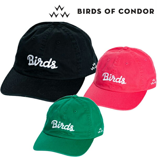 バーズオブコンドル 2023年春夏モデル ユニセックス RAD CAP - BIRDS キャップ TEMC1F04 BIRDS OF CONDOR【23】