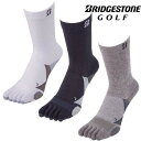 ブリヂストン メンズ BSG 3D ベーシック レギュラー 5本指 ソックス SOG314 BRIDGESTONE GOLF【23】