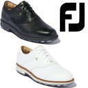 フットジョイ メンズ ドライジョイズプレミア ウィルコックス シューレース スパイクゴルフシューズ FootJoy W :ワイド(3E相当) (54344W)WT/WT/LTG (54345W)BK/BK/BK 【23】