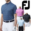 フットジョイ 2023年春夏モデル メンズ フラワープリント半袖シャツ FJ-S23-S08 FootJoy【23】(4)