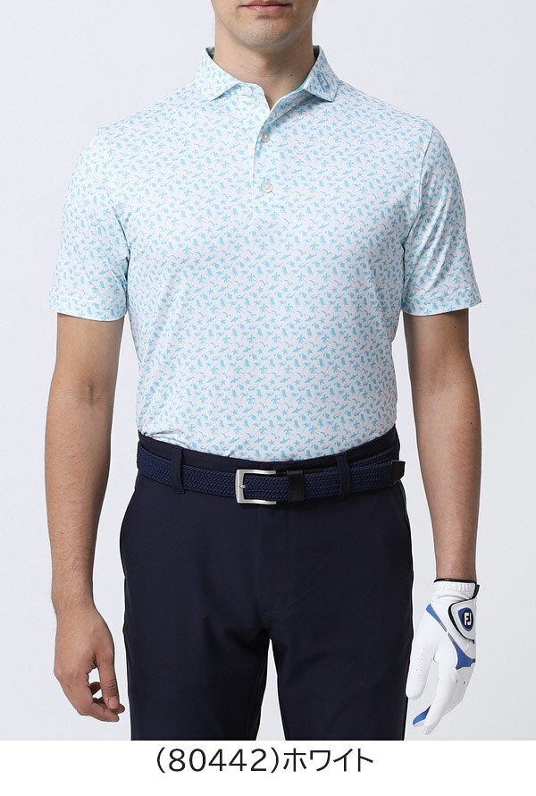 【特価】フットジョイ メンズ ビーチプリント半袖シャツ FJ-S23-S12 FootJoy【23】