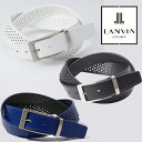 ランバン メンズ 通気 ベルト VMV0630B1 LANVIN(ランバン)ランバンスポール【23】