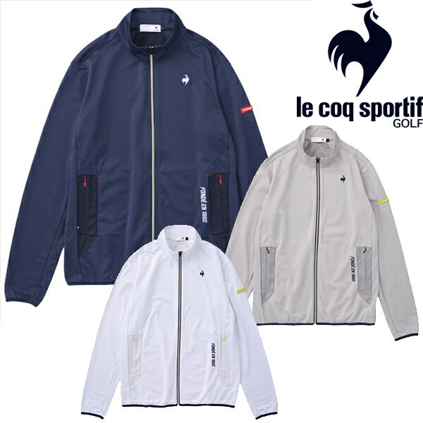 ルコック 2023年春夏モデル メンズ ゴルファーズ ボンディング ジャケット QGMVJL50le coq sportif 