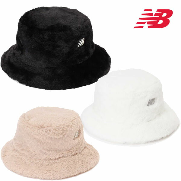 ニューバランス ゴルフ 2023年秋冬モデル レディース スポーツシリーズ ファー バケット ハット 012-3287517 NEW BALANCE GOLF 温かい かわいい ふわふわ【23】のサムネイル