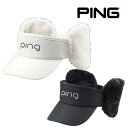 ピンゴルフ レディース EARMUFF バイザー HW-L2310 PING GOLF かわいい 温かい【23】