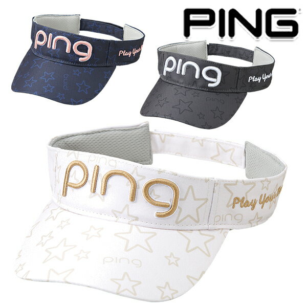 ★全品対象！★ピンゴルフ レディース POP STAR LADIES バイザー HW-A2319 PING GOLF