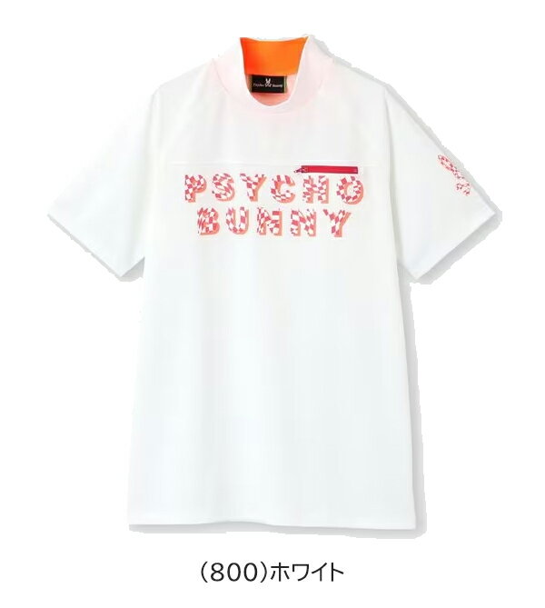 サイコバニー アパレル 2023年春夏モデル メンズ 半袖 モックネックシャツ GF142 Psycho Bunny【23】