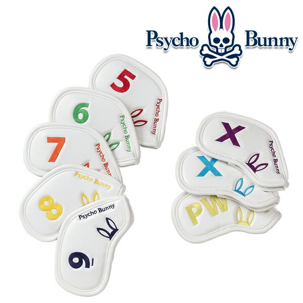 サイコバニー ユニセックス ARTLOGO アイアンカバー PBMG3SH4 Psycho Bunny【23】