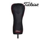 タイトリスト メンズ レザー ドライバー用 ヘッドカバー TA9NTLHC-DR Titleist ※460cc対応【23】