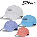 ★予告5/9 20時-★タイトリスト レディース ウィメンズ チャールストン プリンツ キャップ TH23AWCP Titleist ゴルフ 帽子