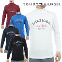 トミーヒルフィガー 2023年秋冬モデル メンズ ヒルフィガーロゴ ハイネック 長袖シャツ THMA376