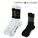 トミーヒルフィガー 2023年秋冬モデル メンズ ミリタリー ミドルソックス THMB3F1F TOMMY HILFIGER【23】