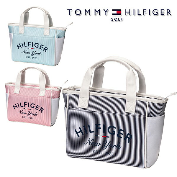 トミー ヒルフィガー トミーヒルフィガー 2023年春夏モデル ユニセックス ヒッコリー ストライプ ラウンドバッグ THMG3SBF TOMMY HILFIGER【23】