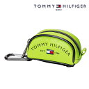 トミーヒルフィガー 2023年春夏モデル ユニセックス ボールポーチ THMG3SBK TOMMY HILFIGER ボールケース ボール入れ【23】