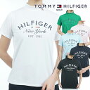 トミーヒルフィガー 2023年春夏モデル レディース アーチロゴ モックネック 半袖シャツ THLA312 TOMMY HILFIGER【23】