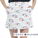 トミーヒルフィガー 2023年春夏モデル レディース ロゴモノグラム スカート THLA332 TOMMY HILFIGER【23】