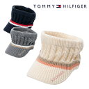 トミーヒルフィガー 秋冬モデル レディース ニット バイザー 56cm THMB3F58 TOMMY HILFIGER【23】