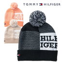 トミーヒルフィガー 秋冬モデル レディース ビーニー ニットキャップ 57cm THMB3F60 TOMMY HILFIGER【23】