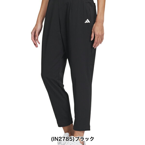 【特価】【残り、Sサイズ、1枚限り】アディダスゴルフ 春夏モデル レディース 4WAY ストレッチ ナイロン ライトウェイト アンクル丈 プルオン パンツ IKJ68 adidas golf 【24】