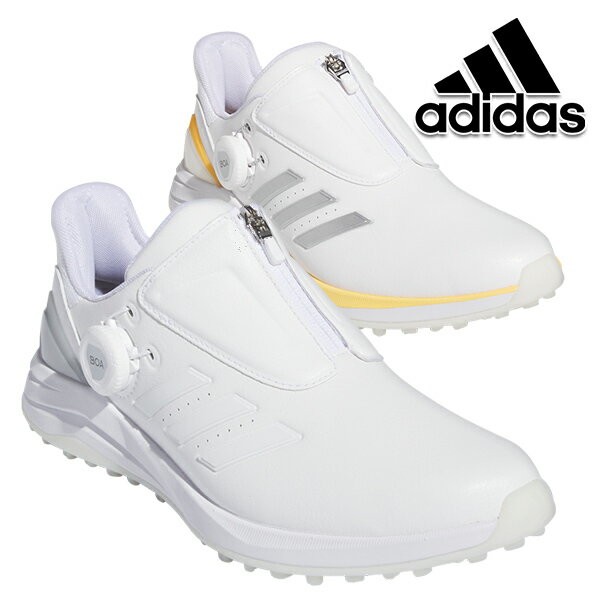 アディダスゴルフ 春夏モデル レディース ウィメンズ ソーラーモーション 24 ボア スパイクレス ゴルフシューズ MDK91 adidas golf 【24】
