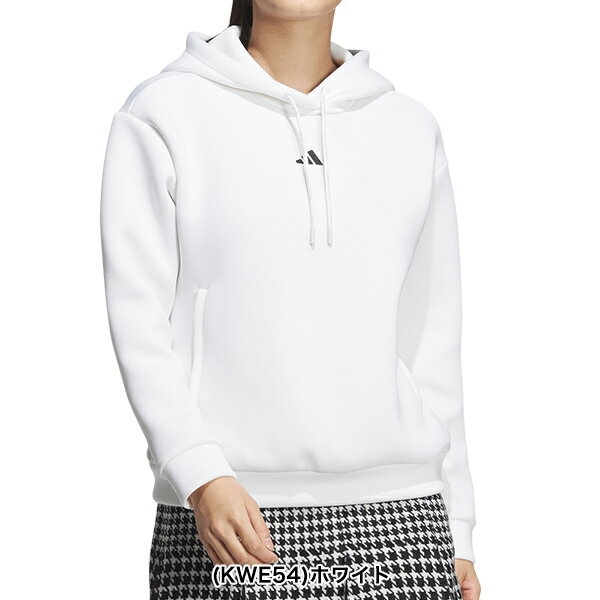 【特価】アディダス 秋冬モデル レディース adidas ダンボールニット ビッグロゴ フーディー kwe54 【24】