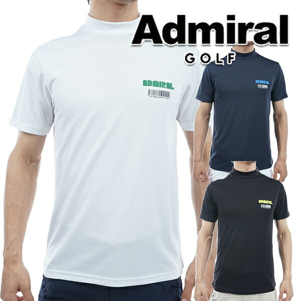 アドミラル 2024年春夏モデル メンズ ロックフェス グラフィック 半袖 モックシャツ ADMA404 Admiral GOLF