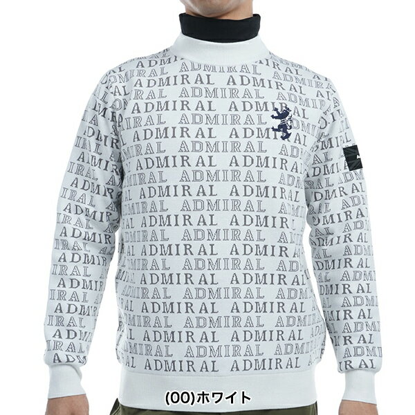 【特価】アドミラル 秋冬モデル メンズ BIG ランパント ロゴモック ネックセーター ADMA480 Admiral GOLF【24】