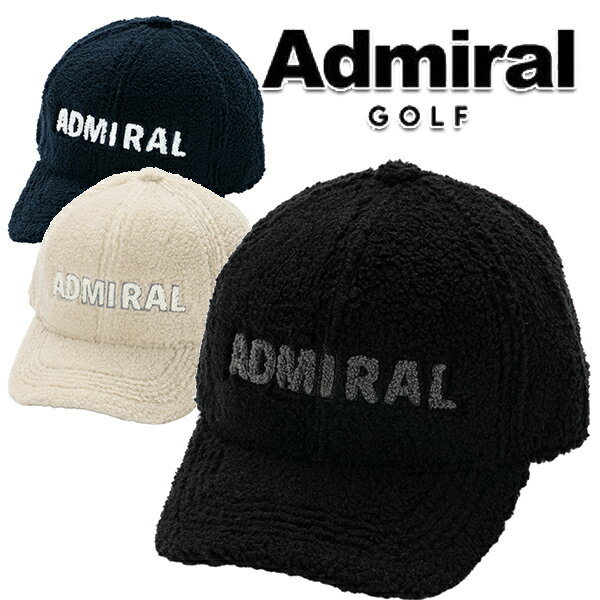 アドミラル 2024年秋冬モデル ユニセックス ボアフリース キャップ ADMB4B04 Admiral GOLF【24】