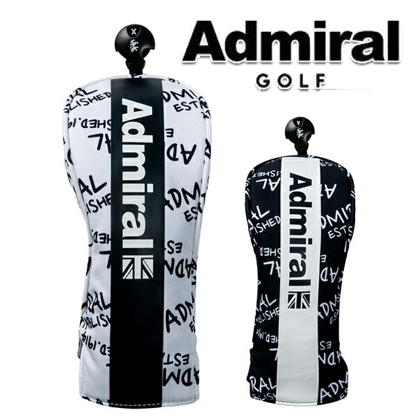 アドミラル 2024年春夏モデル ユニセックス モノグラム ユーティリティー用 ヘッドカバー ADMG4AH3 Admiral GOLF【24】