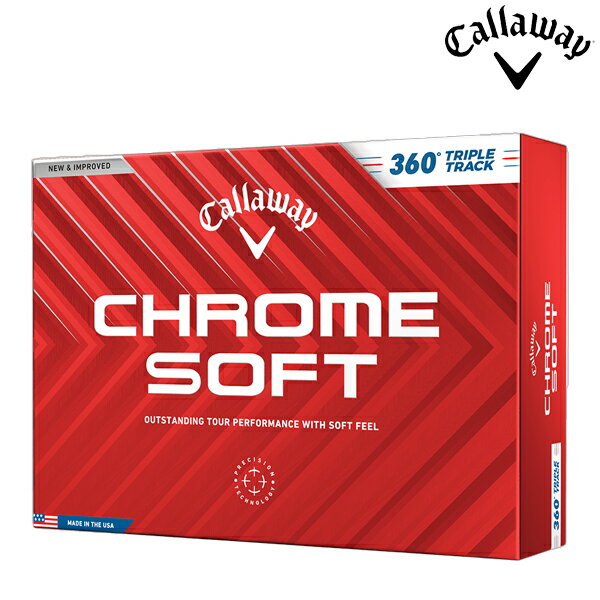 キャロウェイゴルフ クロムソフト 360 ゴルフボール 1ダース【24】