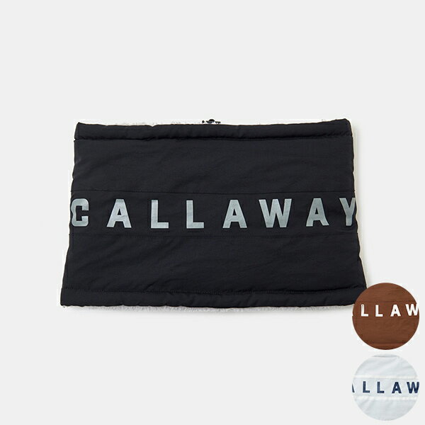 キャロウェイ アパレル 2024年秋冬モデル メンズ リバーシブル ネックウォーマー C24298103 Callaway【24】