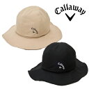 キャロウェイ アパレル 2024年春夏モデル レディース コットンツイル 刺繍ロゴ ハット C24191217 Callaway Golf【24】