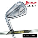 【メーカーカスタム】【レフティ/左利き用】ダンロップ メンズ スリクソン ZXi7 アイアン 単品(#5、6、7、8、9、PW) ダイナミックゴールド MID ...