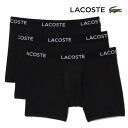 ラコステ 2024年秋冬モデル メンズ マイクロファイバー トランク ショーツ 3パック 5H9623-10 LACOSTE 3枚セット【24】