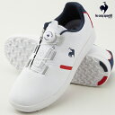 ルコック 2024年秋冬モデルユニセックス スパイクレス ダイアル式 ゴルフシューズ LCS BIARRITZ LG4FCS10U le coq sportif...