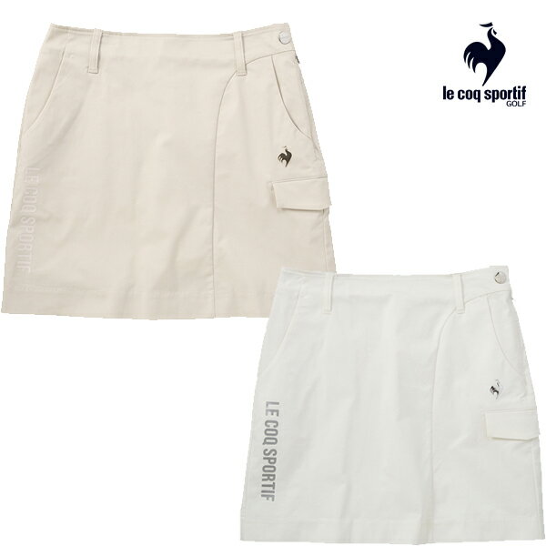 ルコック 2024年春夏モデル レディース 【RIJOUME】アシンメトリー カッティング スカート QGWXJE20【24】le coq sportif [ルコックスポルティフ]