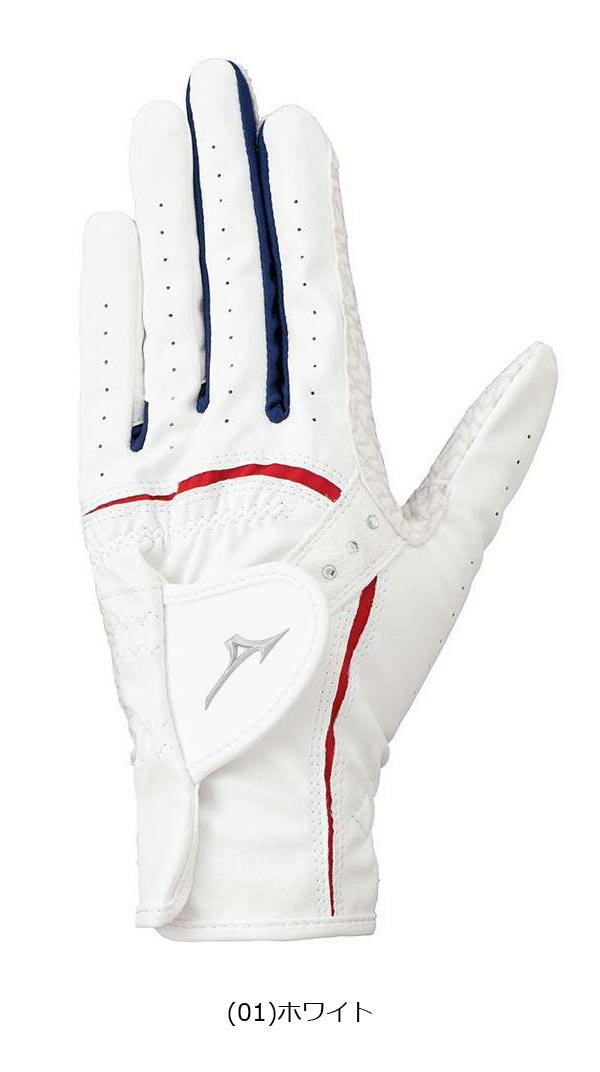 ミズノ レディース W-GRIP ダブルグリップ 左手用 左手装着用 片手用ゴルフグローブ 5MJWL451【24】