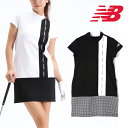 ニューバランスゴルフ 2024年春夏モデル レディース モックネック 半袖 ワンピース 012-4124501 NEW BALANCE GOLF【24】