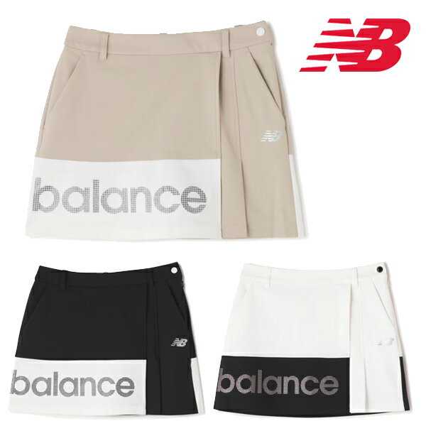 ニューバランスゴルフ 2024年春夏モデル レディース インナー付き スカート 012-4134503 NEW BALANCE GOLF【24】