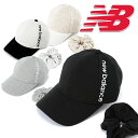 ニューバランス 2024年秋冬モデル レディース シュシュ付き キャップ 012-4287506 NEW BALANCE GOLF【24】
