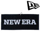 ニューエラ メンズ newera 【ゴルフ】 タオル ワードマークロゴ ブラック × ホワイト 14110169 【24】